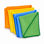 96 Pieces Microfibre Cleaning Cloths, 30.5 x 30.5 cm, Assorted Colours, 4-Pack