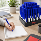 72 Pieces Retractable Gel Pens 0.7mm, Blue Ink, 100 Pieces