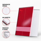 240 Pieces Steno Book, 6 x 9 Inch, 80 Sheets, Spiral Notebook with Perforated Pages, 1 Piece