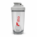 120 Pieces 500ml Shaker Bottle with Mixer Spring, Clear Sports Water Bottles for Fitness and Training