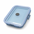 72 Pieces Collapsible Lunch Box 14 cm Blue Food Storage Containers