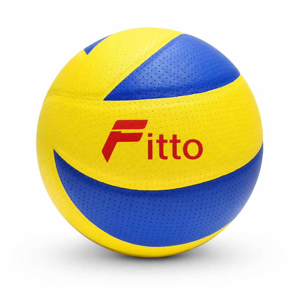 72 Pieces Volleyball, Yellow and Blue, Soft-Touch Textured Surface, 21 cm, 270 g