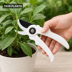 60 Pieces Garden Pruning Shears Heavy Duty, 8.5 Inch, White, 1 Piece