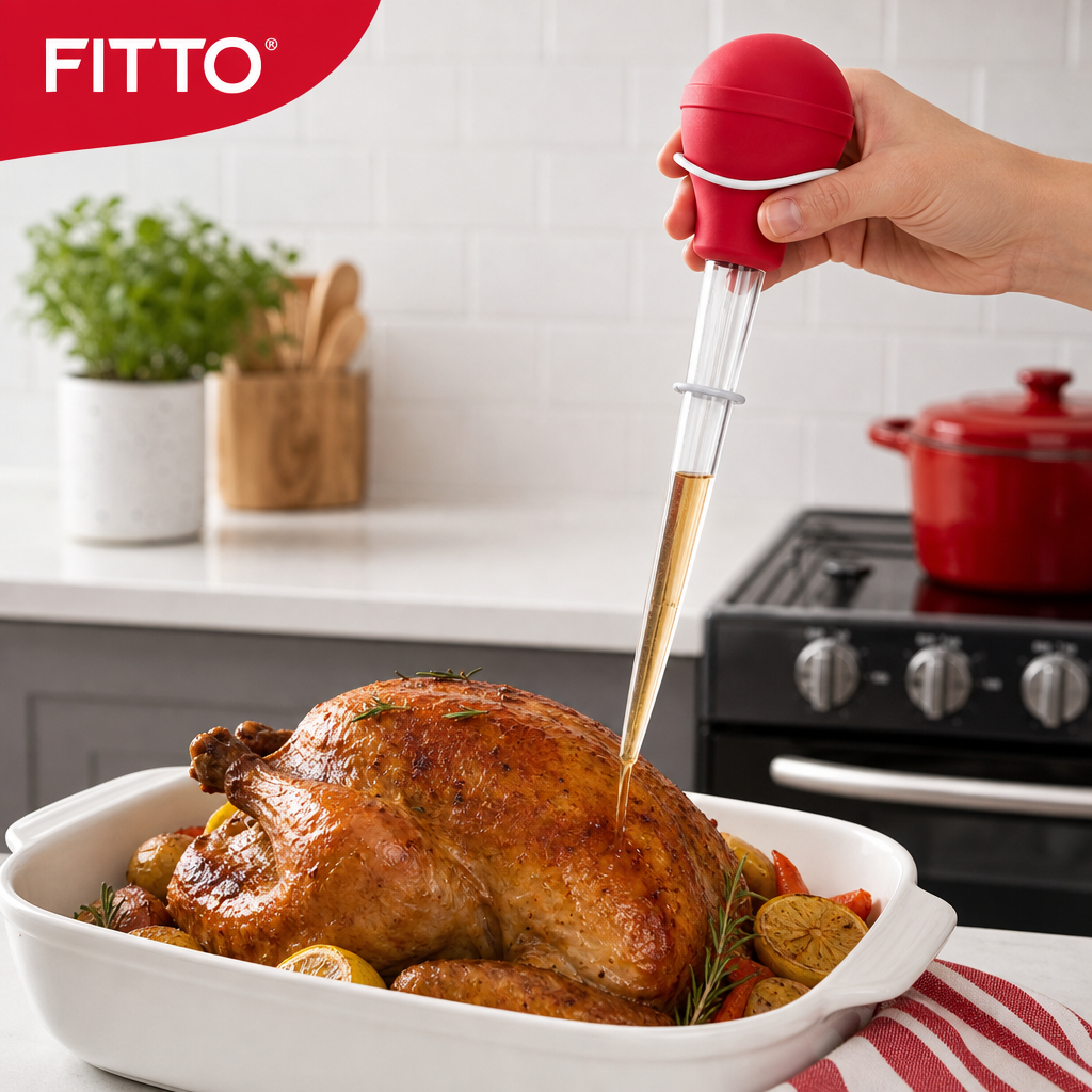 120 Pieces Turkey Baster, Clear Tube with Red Bulb, 30 ml, 1 Piece