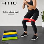 96 Pieces Resistance Bands for Home Workouts, 5 Resistance Levels, 5-Piece Exercise Loop Set