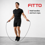 72 Pieces Metal Jump Rope for Cardio and Fitness with Textured Handles, Single Exercise Skipping Rope