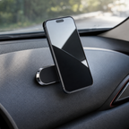 120 Pieces Magnetic Mobile Car Mount for Curved Surfaces, Black