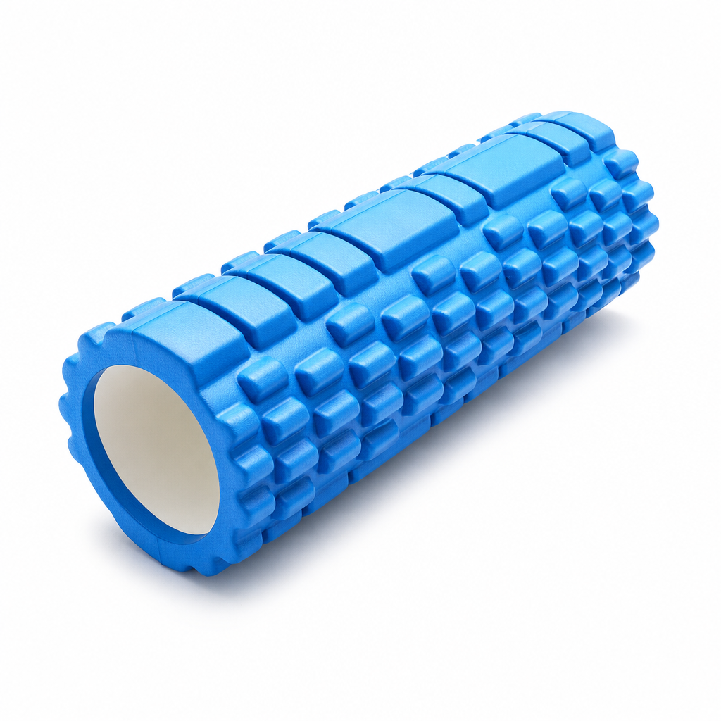 72 Pieces Textured Foam Yoga Roller, 45 cm, Blue