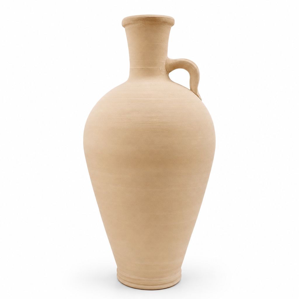 96 Pieces Natural Terracotta Amphora Vase with Handle, 25 cm