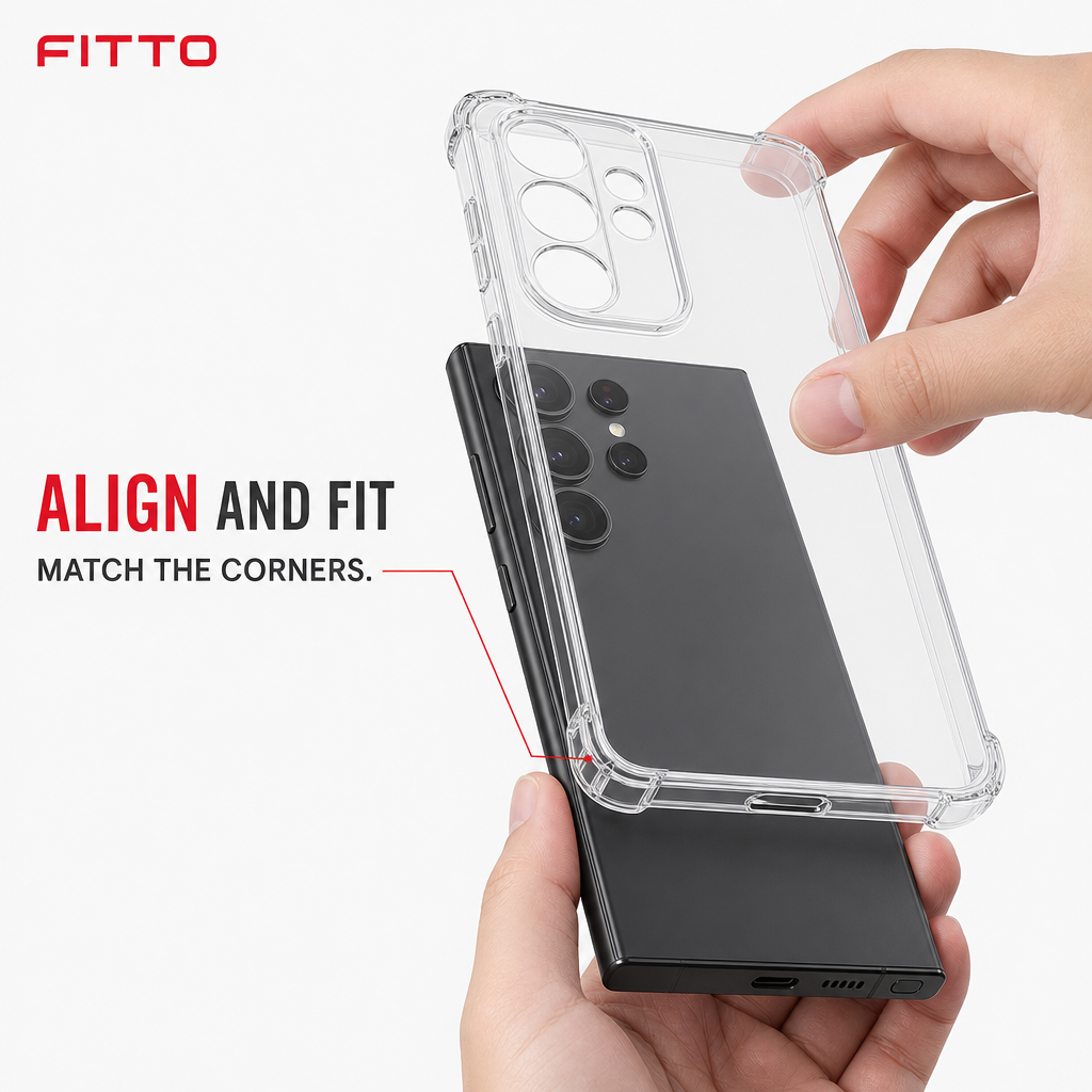 240 Pieces Clear Anti-Burst Phone Cases with Reinforced Corners for S22 Ultra