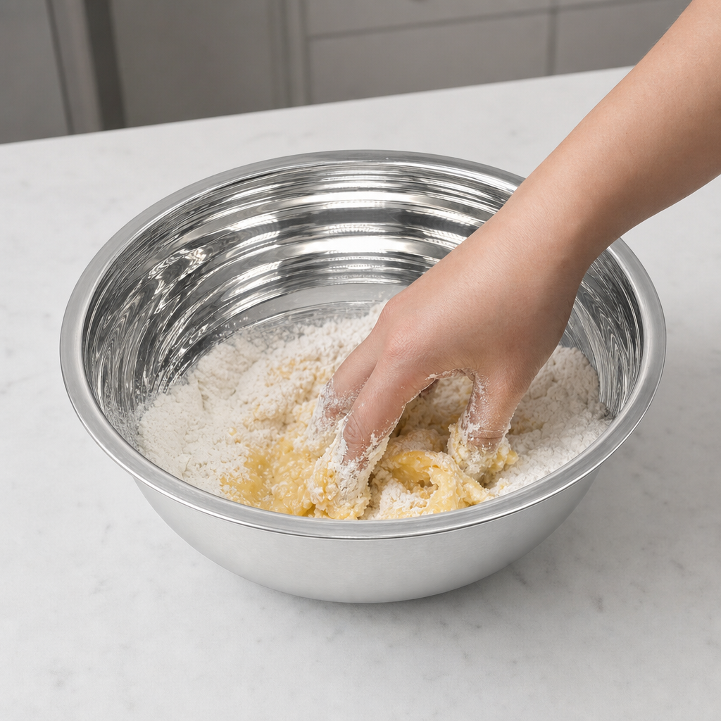 120 Pieces Stainless Steel Mixing Bowls, 1600 ml, 22 x 6.5 cm, Single Piece