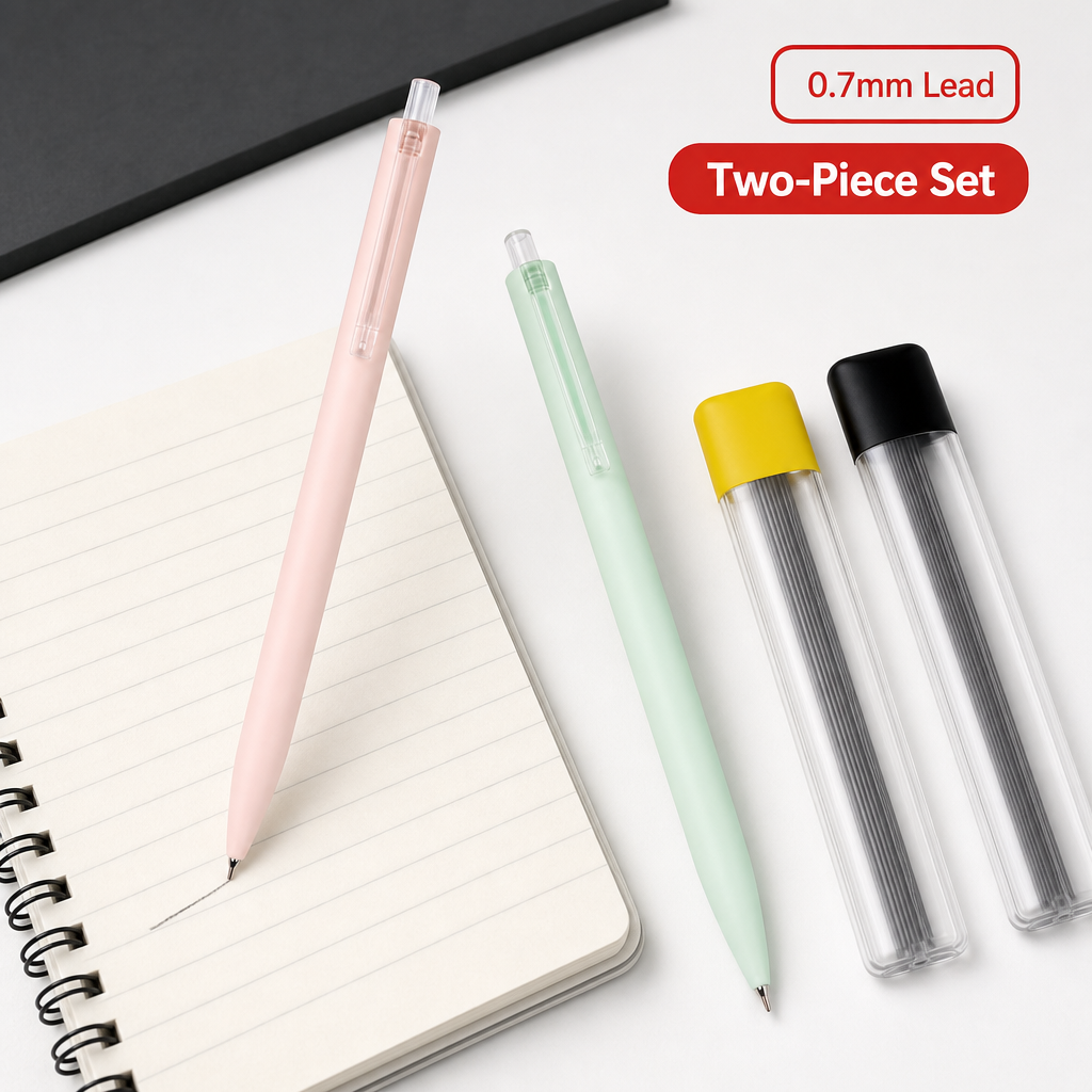 120 Pieces Mechanical Pencils With 0.7mm Lead Refill, Pastel Colours, 2-Pack
