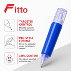 240 Pieces Correction Fluid Pens, 12ml, Metal Tip, Blue Body