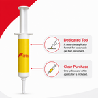 96 Pieces Cockroach Gel Bait Applicators, Yellow and White, 1 Piece