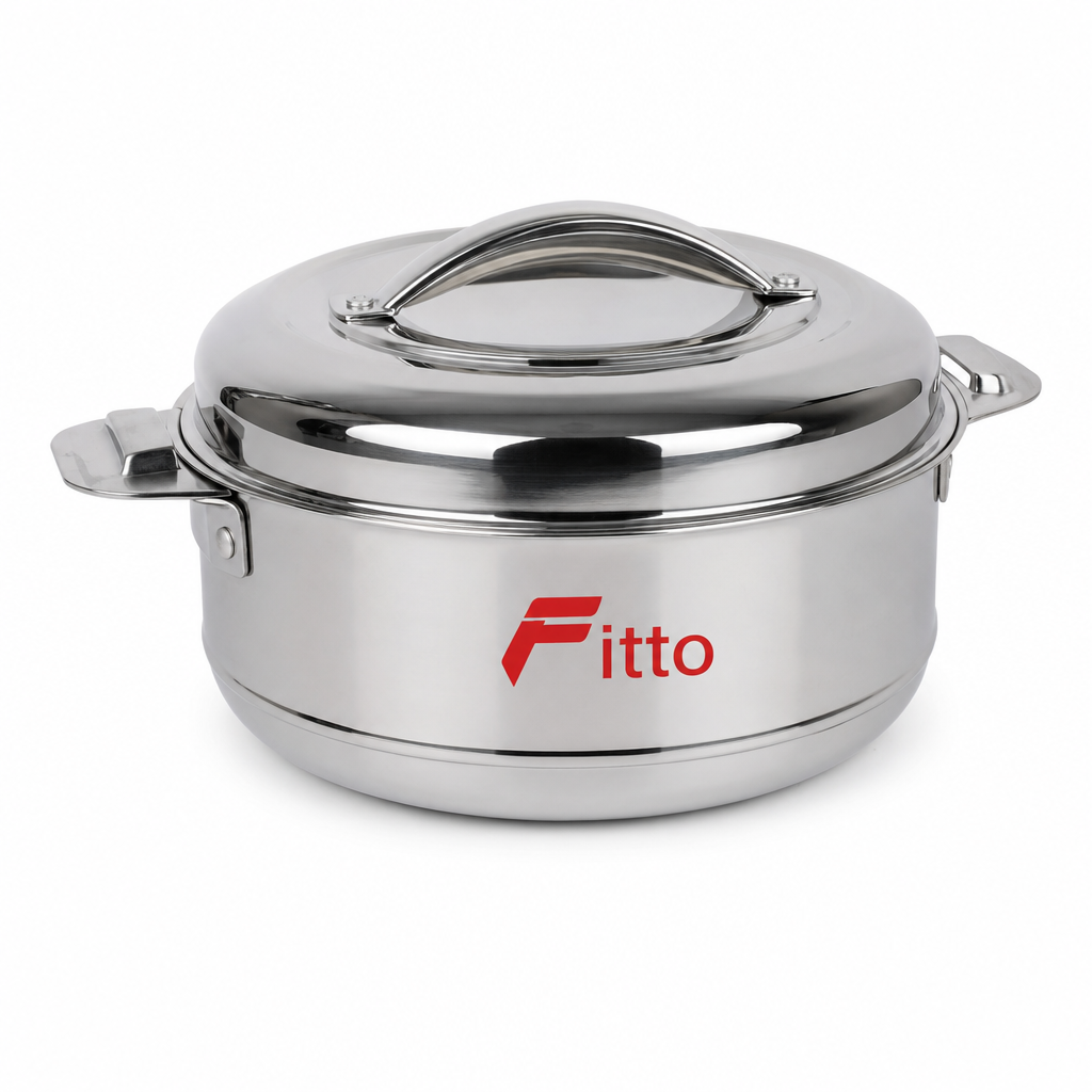 60 Pieces Stainless Steel Casserole With Lid, 1500 ml, Round Covered Cookwares With Side Handles