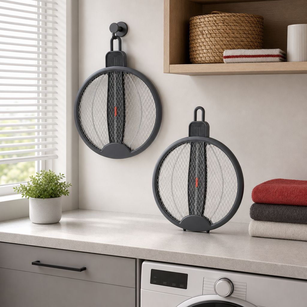 72 Pieces Mosquito Swatter and Foldable Mosquito Lamp, Wall Hanging Pest Control Devices