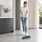 96 Pieces Indoor Broom with Iron Handle, 120 cm Long, 24 cm Cleaning Head, Assorted Colour