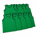 48 Pieces Mesh Sports Training Bib Vests, Small Size, Green, 12-Piece Pack