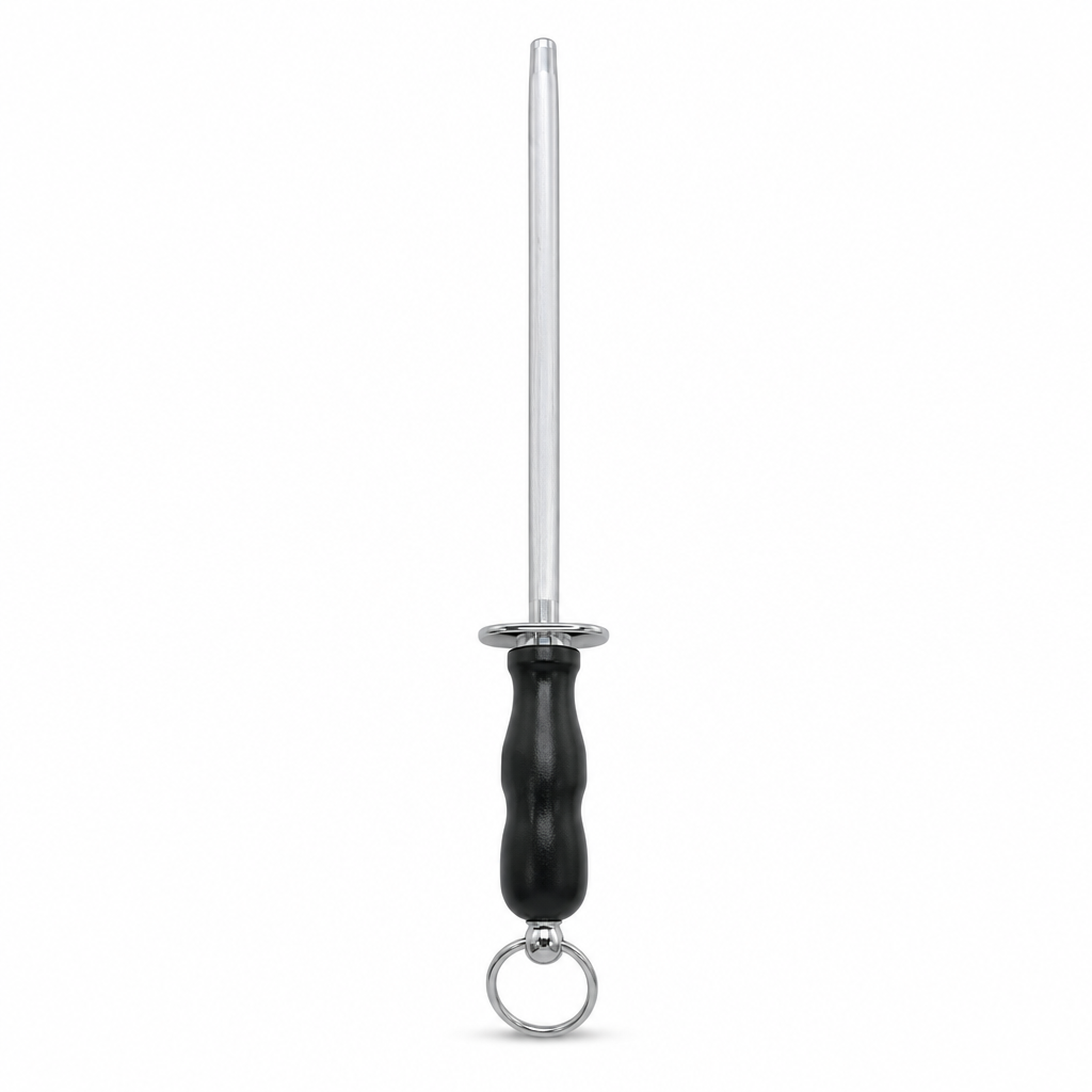 96 Pieces Knife Sharpening Steel Rod, 8 Inch, Silver and Black, 1 Piece
