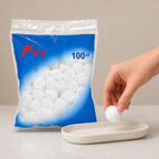 144 Pieces Cotton Balls, 100 Pieces, White Cotton Personal Care Balls Pack