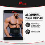 72 Pieces Abdominal Toning Waist Support Belt, Single Unit