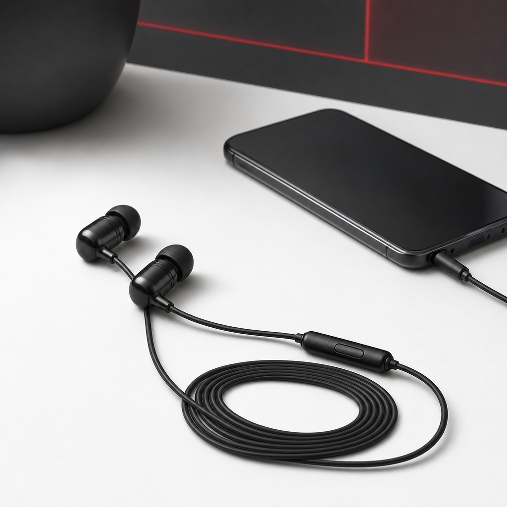240 Pieces Wired Bass Earphones with Microphone and Noise Reduction, 1 Piece