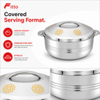 48 Pieces Stainless Steel Insulated Hot Pot, 3500 ml, 1 Piece