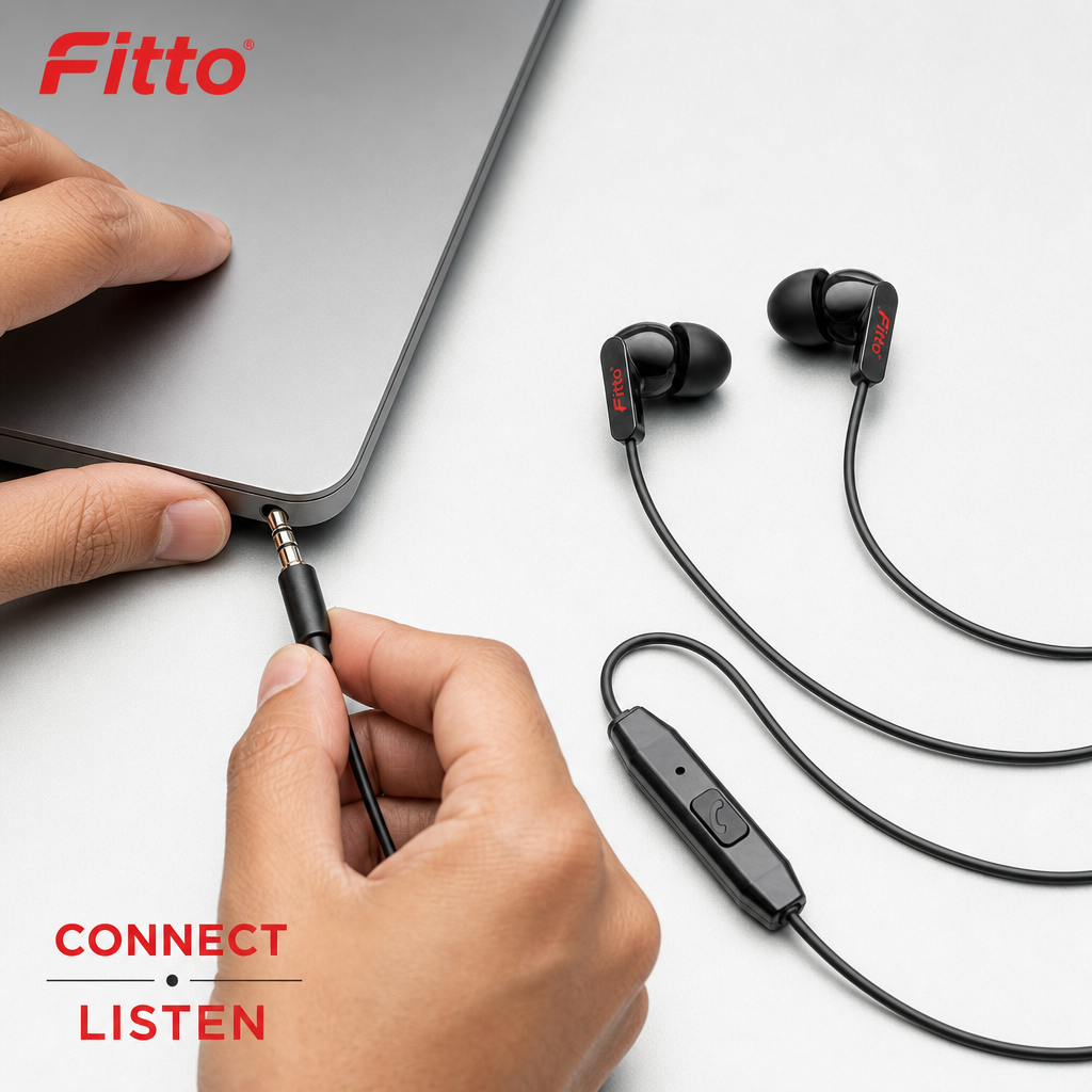 144 Pieces Wired In-Ear Stereo Earphones with 3.5mm Connector, Inline Control and Noise Reduction