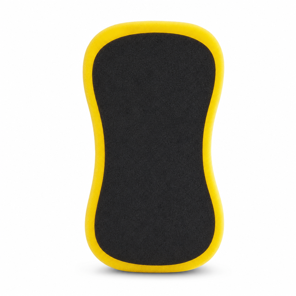 120 Pieces Super Jumbo Car Wash Sponge, Yellow and Black, 25 x 13 x 7 cm, Single Piece