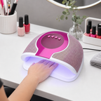 60 Pieces Nail Lamps 288 W 2-in-1 LED UV Dryer, Pink and White, 1 Piece