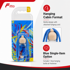 96 Pieces Car Air Fresheners Hanging Bottle for Vehicle Interior, Blue, 1 Piece