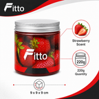 120 Pieces Car Air Fresheners Jelly Strawberry Scent 220g