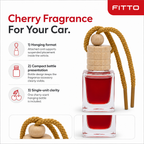 96 Pieces Car Air Fresheners Hanging Bottle, Cherry Scent, Single Unit