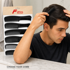 96 Pieces Hair Combs Set, 6 Pieces, Black Assorted Styling Combs for Grooming and Daily Haircare