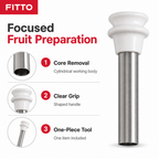 144 Pieces Pineapple Corer and Slicer, Stainless Steel Fruit Preparation Tool with Handle, 1 Piece