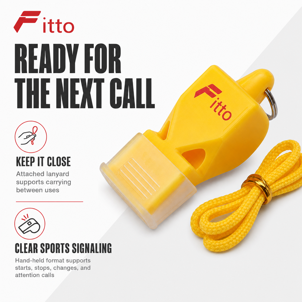 120 Pieces Sports Hand Whistle with Lanyard, Yellow, Single Piece, 15 cm