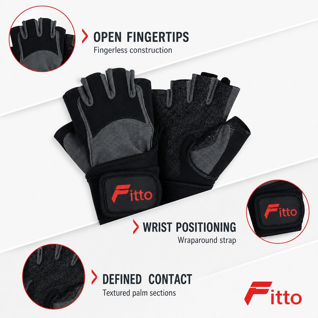 72 Pieces Gym Gloves with Wrist Support for Weight Lifting and Fitness Training