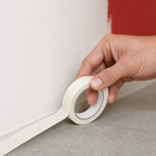 144 Pieces Self Adhesive Masking Tape, 36mm x 30yd, White Roll for Painting, Decorating and Surface Protection