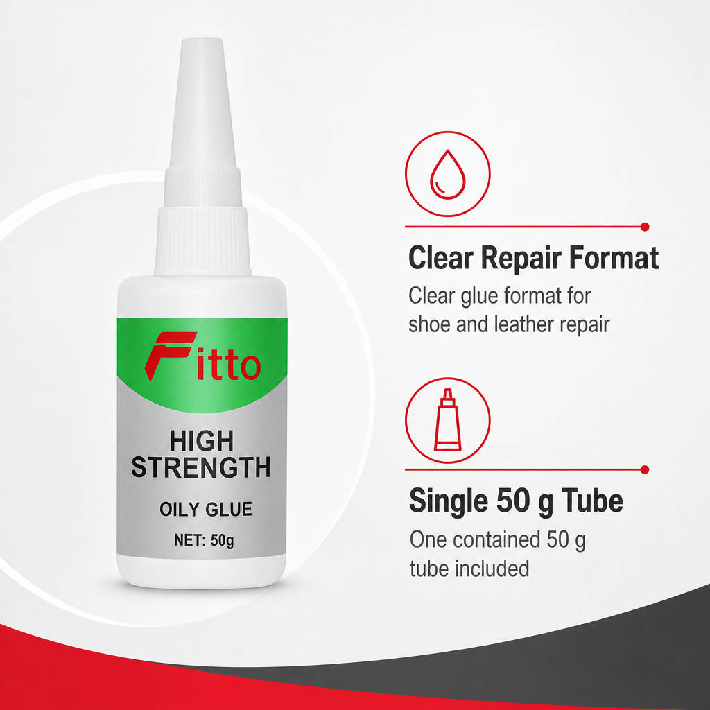 96 Pieces Clear Shoe and Leather Repair Glue, 50 g, 1 Tube