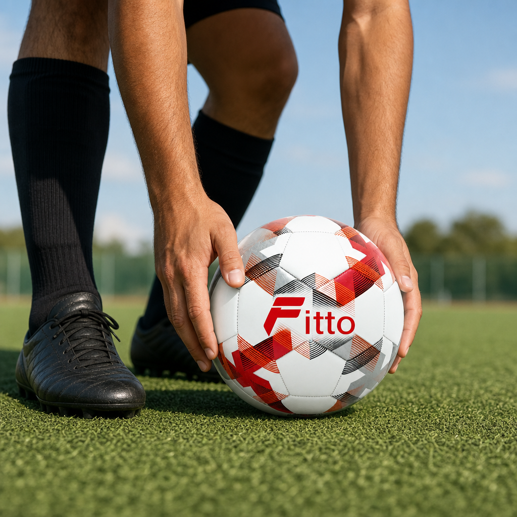 72 Pieces Football Size 5 With Geometric Colour Design, Single Ball For Training And Recreational Play