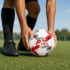 72 Pieces Football Size 5 With Geometric Colour Design, Single Ball For Training And Recreational Play