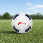 60 Pieces Size 3 Football, White With Navy Accent Design, Single Ball for Training and Recreational Play