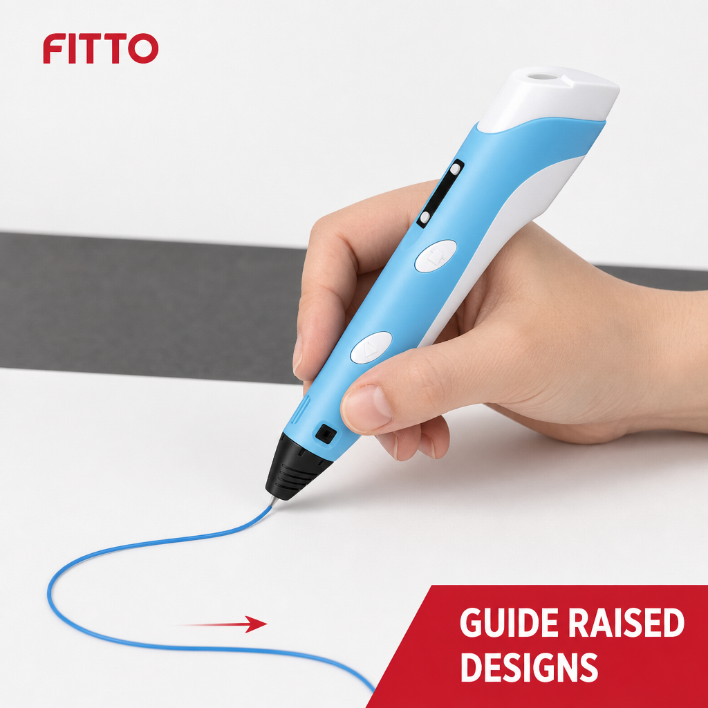 96 Pieces 3D Printing Pens, Blue, One Piece Creative Modeling Tool