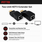 96 Pieces HDTV Extender Sets Over RJ45 Network Cable, Transmitter and Receiver Pair