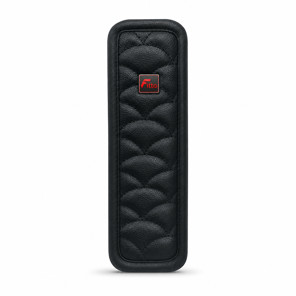96 Pieces Quilted Car Seat Belt Shoulder Pad, Black, 28 x 9 x 5 cm