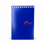 240 Pieces Executive Spiral Notebook A7, 76 × 112 mm, 50 Sheets, Blue Cover