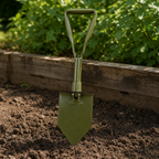 96 Pieces Compact D-Handle Garden Spade, 60 cm, Olive Green, 1 Piece