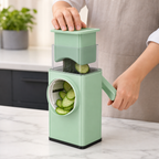 96 Pieces Vegetable Slicer and Cutter with Collection Container, Manual Food Preparation Tools, 32 x 15 x 12 cm, 1 Unit