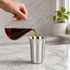 96 Pieces Stainless Steel Drinking Tumbler, Silver, 13 x 9 x 9 cm, Single Piece