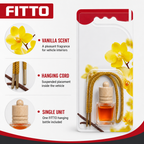 96 Pieces Hanging Bottle Car Air Fresheners, Vanilla Scent, Single Unit